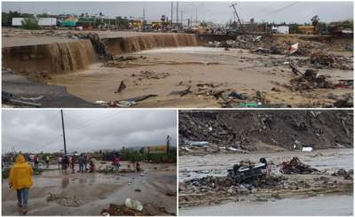 "Lidia" deja inundaciones, derrumbes e incomunicación en Los Cabos