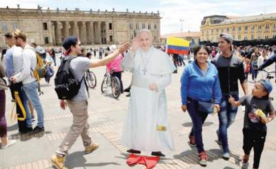 Colombia aumenta seguridad para recibir al papa Francisco