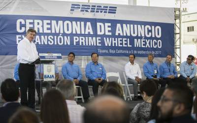 Empresa prime wheel realiza inversión de 170 mdd