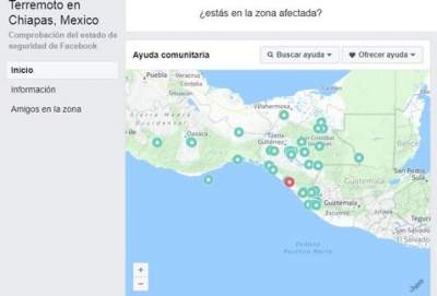 Facebook activa Safety Check en México tras terremoto