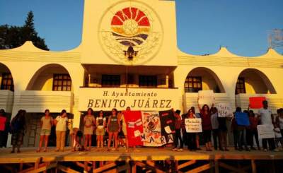 Cancún se suma a protestas por feminicidio de Mara