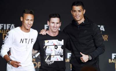 Messi, Cristiano y Neymar, finalistas al premio 'The Best'