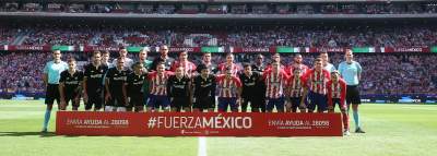 Atlético dona 50 mil euros para damnificados en México