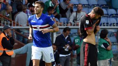 Sampdoria propinó su segunda derrota al Milan en Serie A