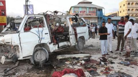 Al menos siete muertos por la explosión de un coche bomba en Mogadiscio