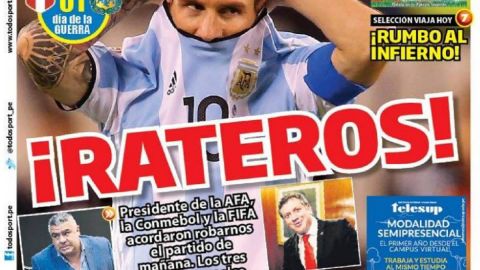 En Perú acusan a Argentina y FIFA de amañar el partido