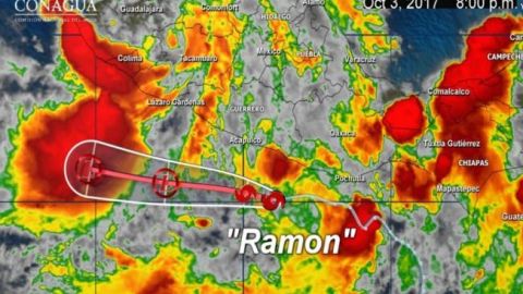 Prevén lluvias fuertes en Chiapas por tormenta tropical "Ramón"