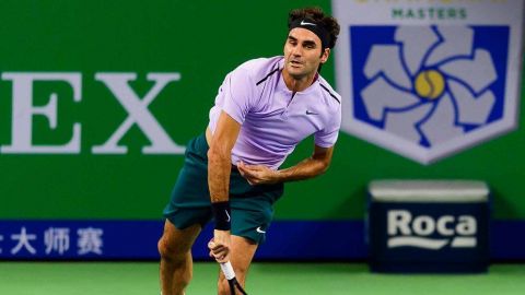 Federer consigue pase a la final en Shanghái