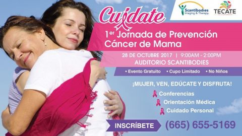 Próximo sábado se llevará a cabo la primer jornada de prevención cáncer de mama