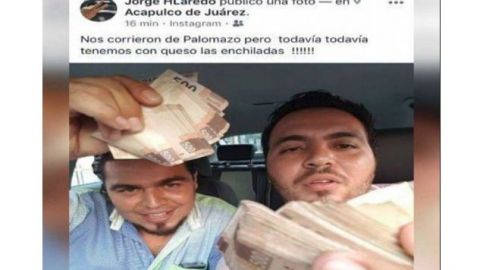 Funcionario de Acapulco presume fajos de billetes; lo destituyen
