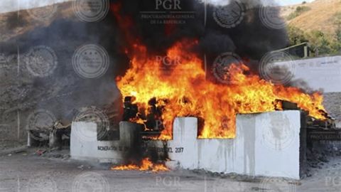 PGR destruye 5 toneladas de narcóticos en Tijuana