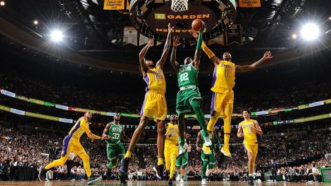 Baynes e Irving lideran décima victoria de Celtics