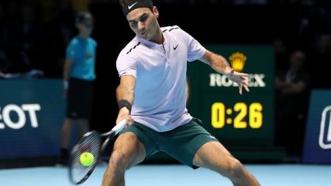 Federer inició con sólido triunfo en el Master de Londres
