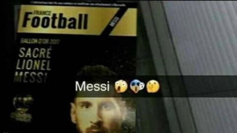Filtran supuesta portada de revista que da a Messi el Balón de Oro