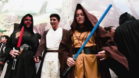 Los personajes de Star Wars toman la universidad San Francisco de Quito