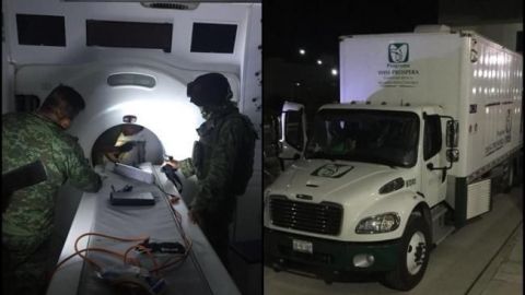Aseguran más de 300 kilos de cocaína en camión del IMSS