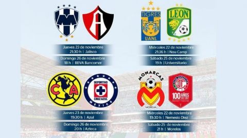 Definen horarios de la Liguilla del Apertura 2017