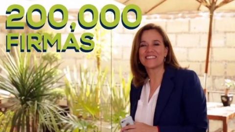 Margarita Zavala reúne 200 mil firmas para candidatura independiente