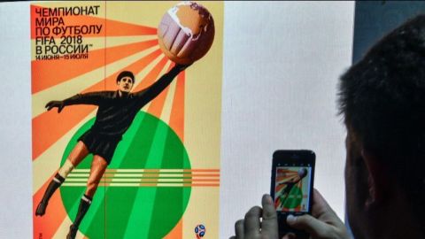 Rusia rindió homenaje a Lev Yashin con el cartel del Mundial