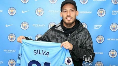 David Silva renovó con Manchester City hasta 2020
