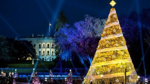 Trump inaugura el árbol nacional de Navidad al ritmo de los Beach Boys
