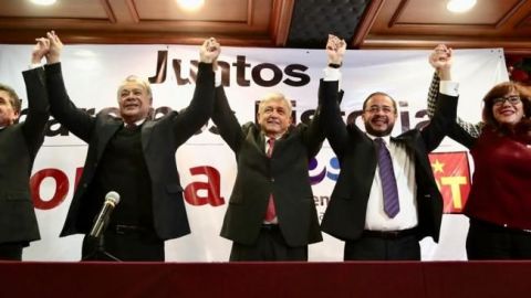 Las coaliciones de AMLO en sus intentos por llegar a la Presidencia