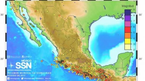 En México han ocurrido 12 mil 746 sismos en los últimos 3 meses