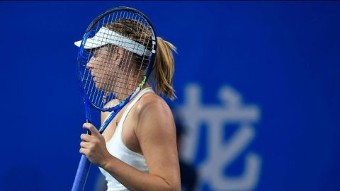 María Sharapova cae en semifinales de torneo de Shenzhen