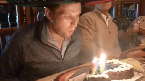 Eric Trump tiene cumpleaños a la mexicana