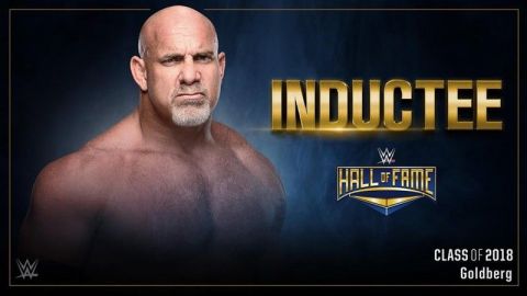 Goldberg será miembro del Salón de la Fama de WWE 2018