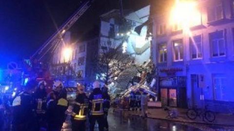 Al menos una decena de heridos tras una explosión en un edificio en Bélgica