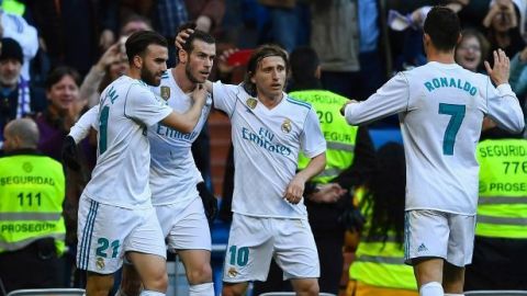 El Madrid golea con dobletes de Cristiano, Bale y Nacho