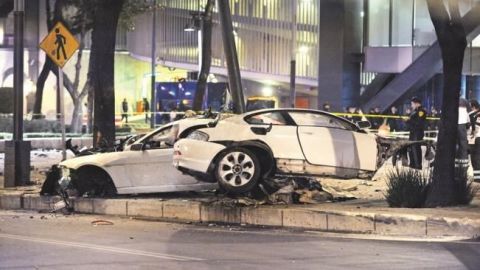 Dan libertad condicionada a conductor de BMW que chocó en Reforma