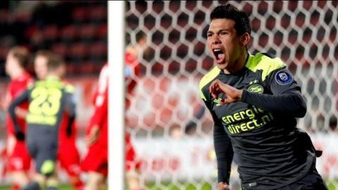"Chucky" Lozano anota en triunfo del PSV ante Twente