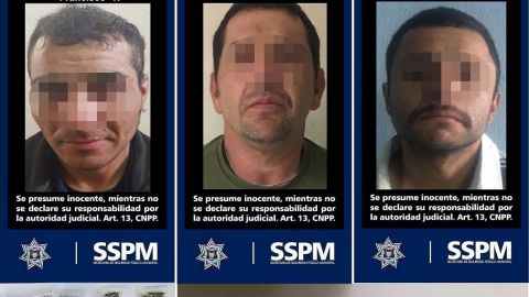 Policía Municipal saca de circulación a 3 presuntos narcomenudistas