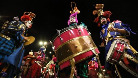 Color, baile y canto inauguran los casi 40 días de carnaval en Montevideo