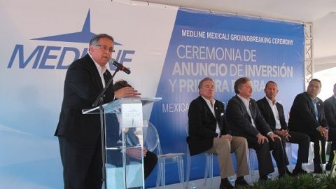 Invertirá MEDLINE más de 120 MDD en Mexicali