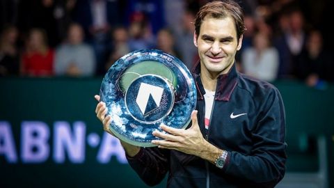 Roger Federer se proclamó campeón de Rotterdam