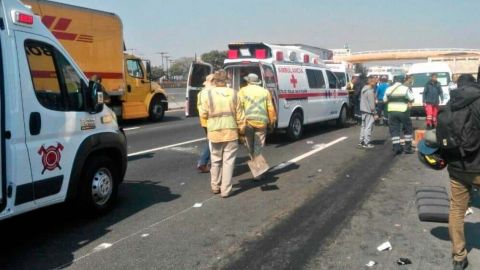 Choque en la México-Puebla deja 3 muertos y 12 lesionados