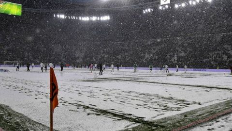 Fuerte nevada pospone el Juventus-Atalanta