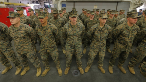 Marines resultan afectados por una carta con una sustancia sospechosa en EEUU