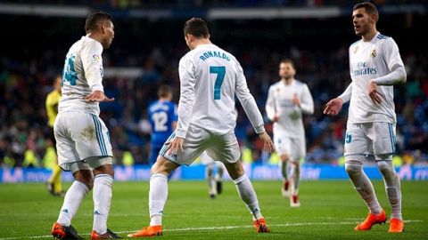 Real Madrid vence a Getafe con doblete de Cristiano