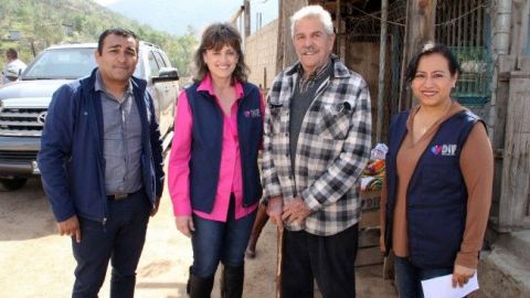 Familias de Valle Bonito recibieron apoyo e información de los programas