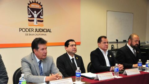 Firman convenio Poder Judicial y Secretaría de Salud de BC