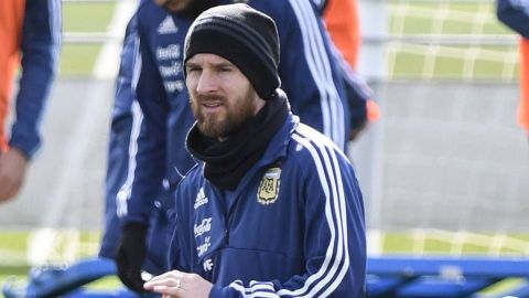 Messi ya entrenó con Argentina ¡en instalaciones del Real Madrid!