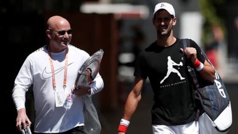 Andre Agassi dejó de ser entrenador de Novak Djokovic
