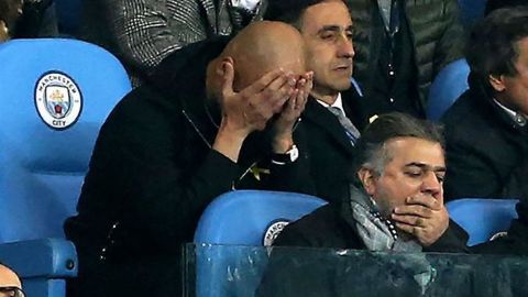 Pep Guardiola y su Manchester City, desquiciados y eliminados de la Champions