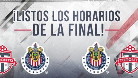 Definen horarios de final de Concachampions entre Chivas y Toronto