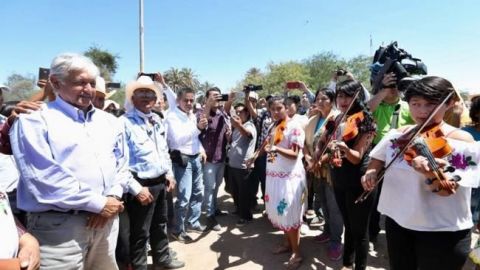 Tribu Yaqui da su respaldo a AMLO