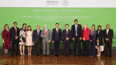 Peña Nieto entregó el Premio Nacional de Deporte 2017
